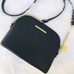 Steve Madden | Black/Gold Crossbody Bag